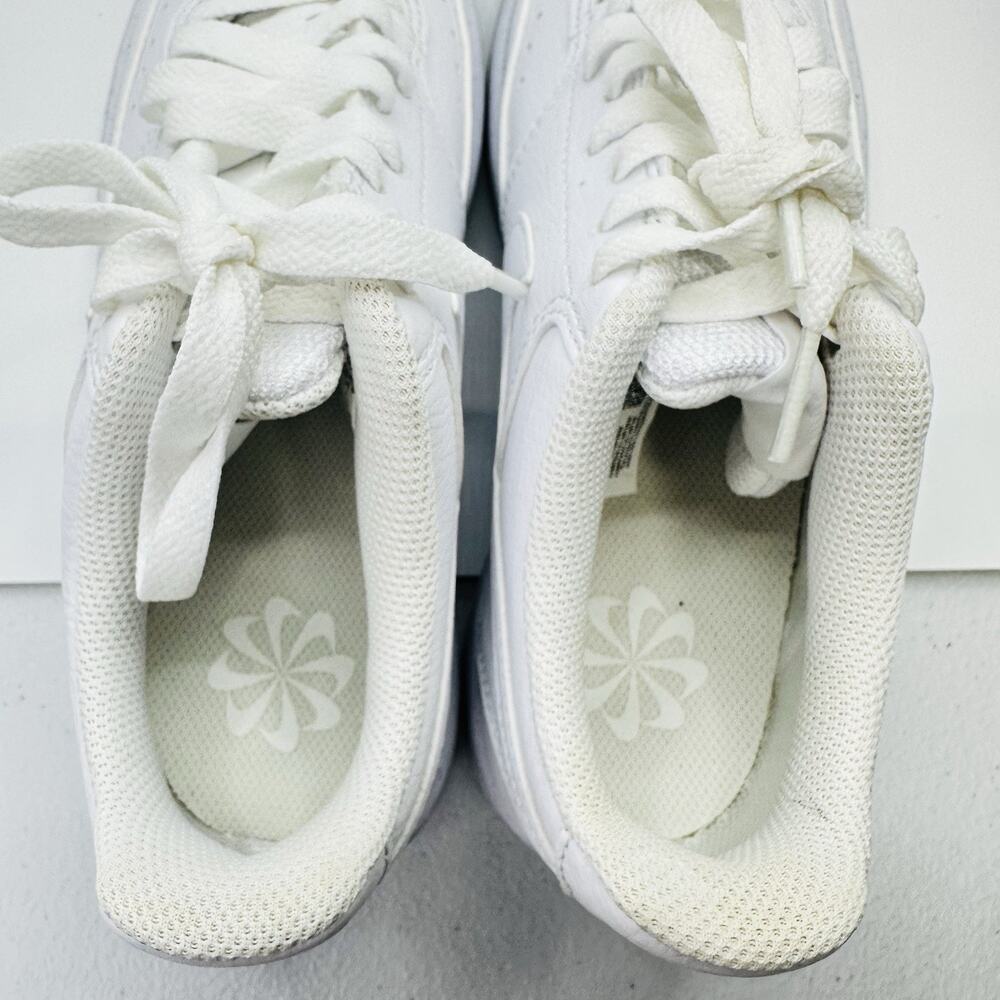 Nike Court Vision Low Women Triple White Casual Shoes (CD5434-100) | Size 6 - Picture 10 of 10